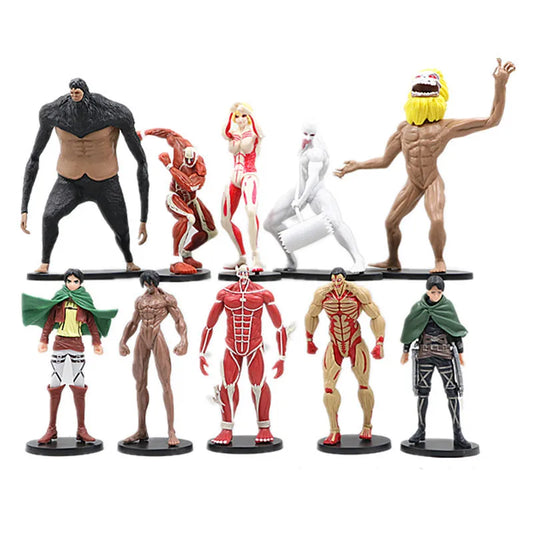 Attack on Titan 10pcs PVC Toys