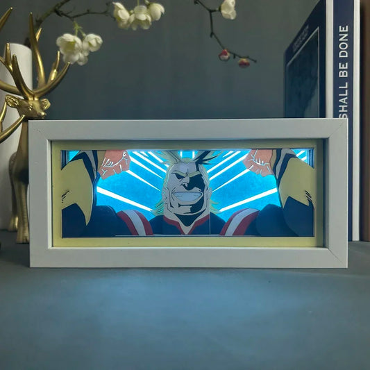 My Hero Academia All Might Face LED Color Light Box