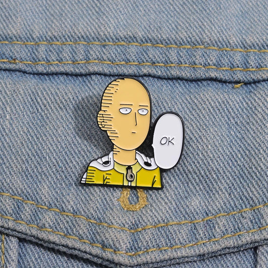 One Punch Man Saitama Pin