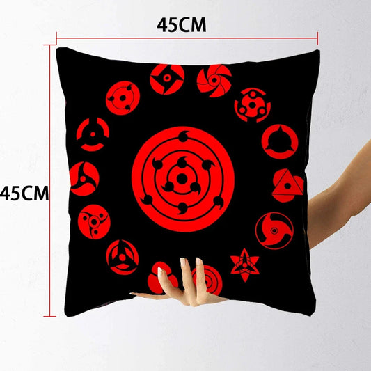 Uchiha Square Pillow Covers